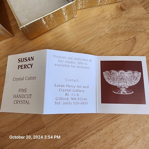 Handcut Crystal Christmas Ornaments 1996, 1998, 1999, 2000 Etched Back 4 in Lot - Picture 7 of 8